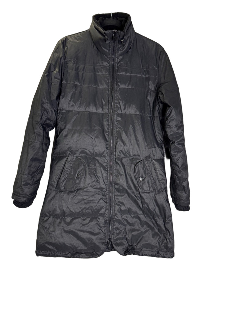 Killah Miss 60 Classic Black Long Puffer Coat - Women's Insulated Winter Jacket